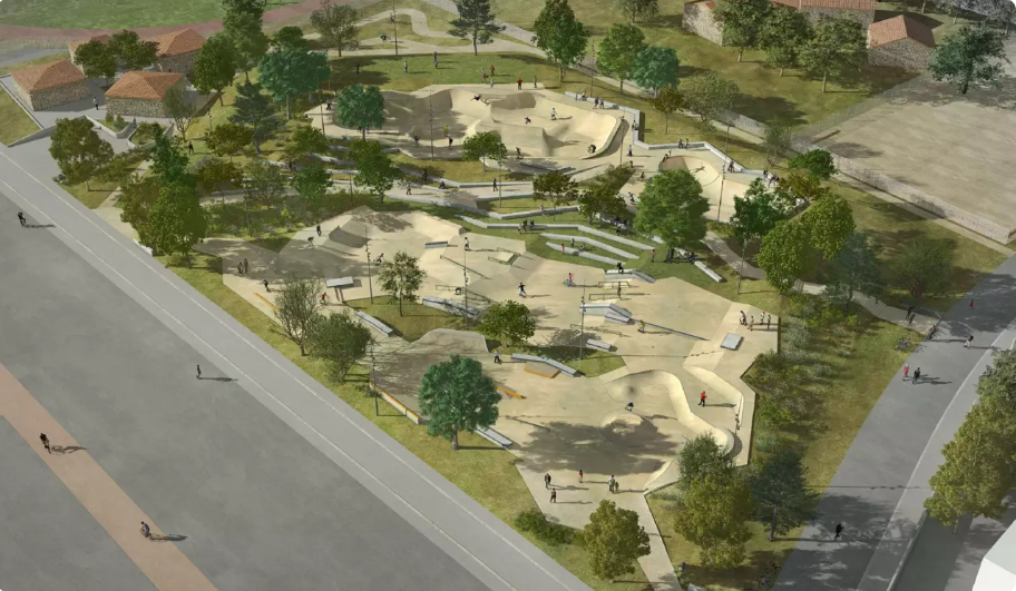 Fréjus : Un nouveau skatepark d'exception à la Base nature en 2025 !